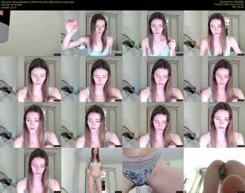 Oksanafedorov — 16 minute MyFreeCams camgirl rip, 480p, Feb 19, 2019
