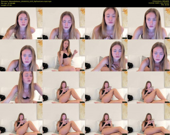 Oksanafedorov — 8 minute MyFreeCams camgirl rip, 480p, Oct 16, 2019