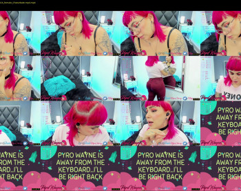 pyrowayne — 81 minute Chaturbate female camgirl rip, 1080p, Oct 2, 2021