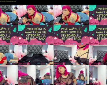 pyrowayne — 27 minute Chaturbate female camgirl rip, 1080p, Oct 9, 2021