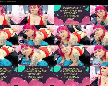 pyrowayne — 82 minute Chaturbate female camgirl rip, 1080p, Oct 15, 2021