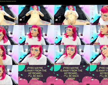 pyrowayne — 15 minute Chaturbate female camgirl rip, 1080p, Oct 15, 2021