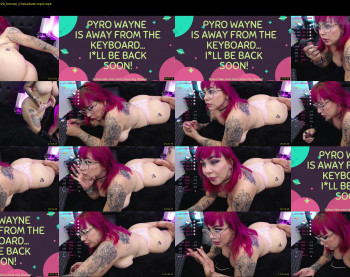 pyrowayne — 75 minute Chaturbate female camgirl rip, 1080p, Oct 30, 2021