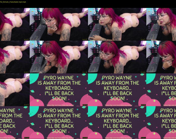 pyrowayne — 7 minute Chaturbate female camgirl rip, 1080p, Oct 30, 2021